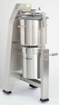 VERTICAL CUTTER MIXERS R 30 - R 45 - R 60 MOTOR BASE All stainless-steel machine Pulse function CUTTER FUNCTION Stainless steel bowl with 2 handles IP65 control panel equipped with a digital minute