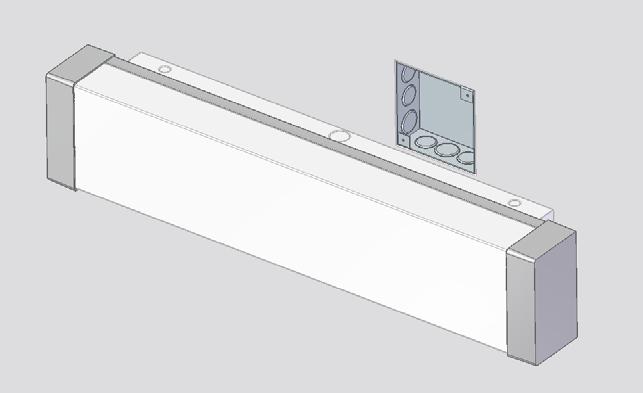 AVAILABLE CONFIGURATIONS RECESSED MOUNT SURFACE MOUNT MOUNTING REQUIREMENTS A. Recessed Mount: Minimum 4-Gang Box, 1-5/8 in. Deep (72.8 Cubic Inches) with 4-Gang Box Cover (20.3 Cubic Inches) B.