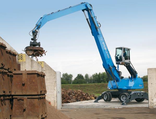 MHL5 E The MHL5 E is an extremely robust, high-performance mobile materials handler, with a proven reputation as the ultimate scrapyard machine.