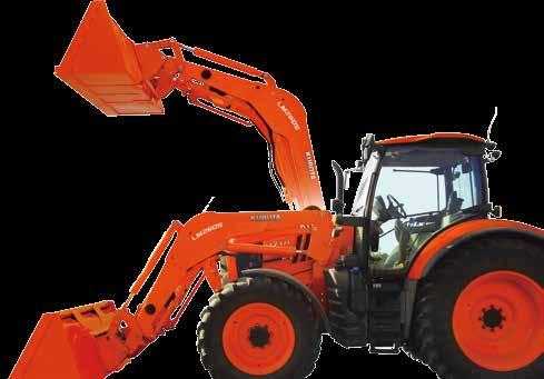 Fully configured to handle a variety of implements and jobs Kubota Z-Bar linkage mechanical self-leveling With no upper loader link to get in the way, Kubota s