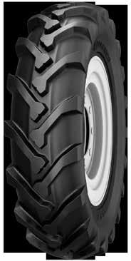 R-1 357 A tractor tyre with extra strong lugs for heavy-duty services, engeered for high power transmission under the most tough workg conditions. Double angle design enables efficient self-cleang.