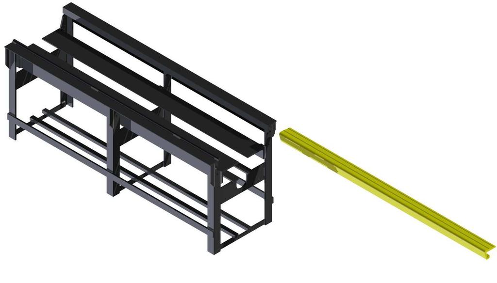 Installation Installing the Plastic Guide Rail Helpful Hint The following procedure requires field fabrication 1) Locate the supplied Guide Rail FIXTURE CLAMP (part #102941) as