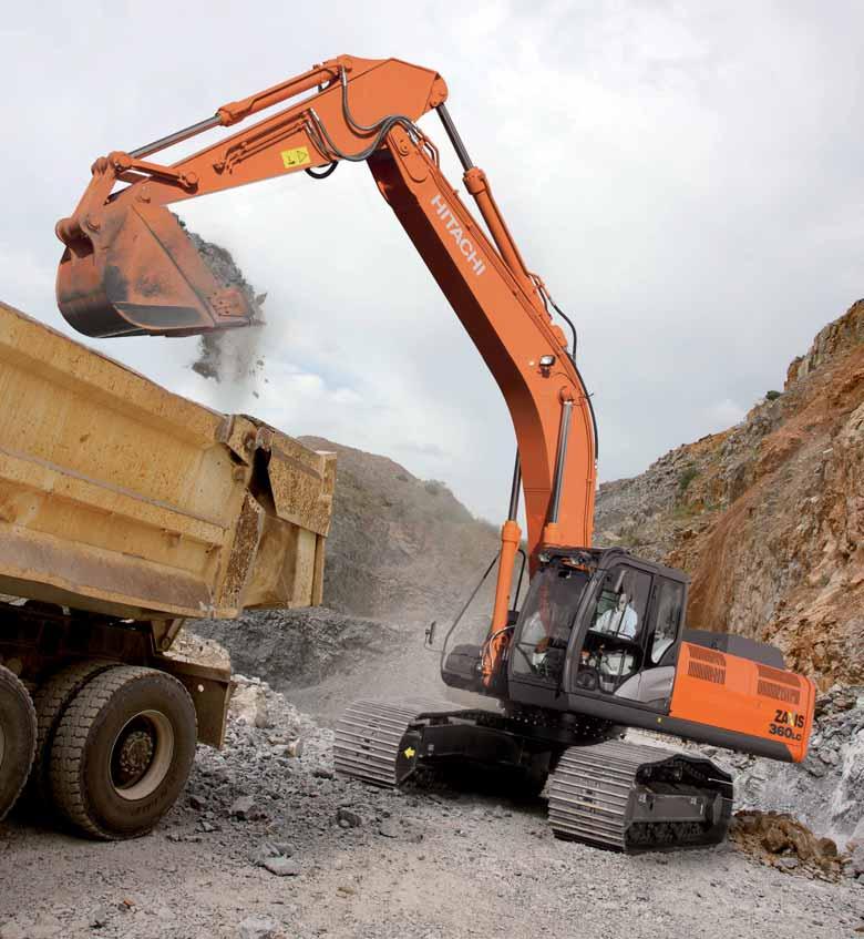 ZAXIS 350 / ZAXIS 360LC ZAXIS 350H / ZAXIS 360LCH PRODUCTIVITY The new ZAXIS 350 medium excavator has been designed with the environment in mind.