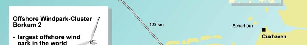 Sea segment (75 miles) 1200