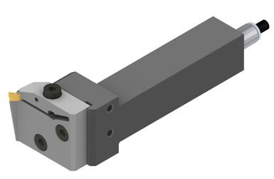 ADDN-MGUR KOOL Cut Modular 45º Grooving Cartridge with Right Hand 90º Gang Toolholder Style Shank