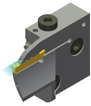 & Metric) Page F-33 ADKDN-TR KOOL Cut Modular Turning and Grooving Cartridge, Right Hand ADKDN-UR