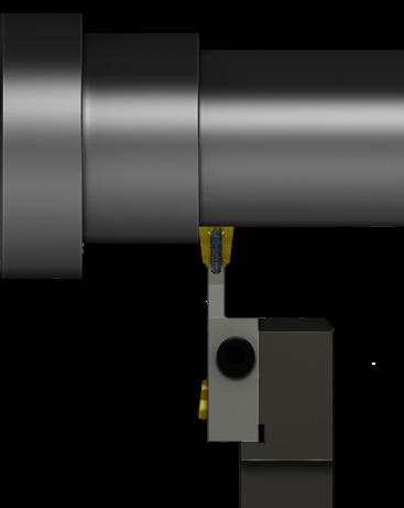 Grooving Parting-Off Super Alloys Width Length Radius inch mm i/rev. mm/rev 2mm 22mm 0.002 0.039 1.00 0.006 0.15 First Choice Grade Second Best 3mm 22mm 0.003 0.059 1.50 0.008 0.20 4mm 25mm 0.004 0.