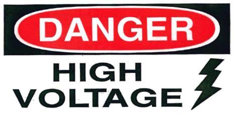 3.5. Close the cabinet 9.3.6. Proceed to wrapping; add a danger high voltage label on each side of the wrapping.
