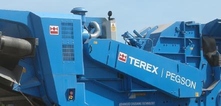 feeder and Impactor. These are fitted with double row handrails and access ladders.