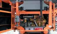 Technical Details Motor: CAT C7 electronically regulated Power: 187 kw Cylinder: 6 Cooling system: water The drive system is located at the rear of