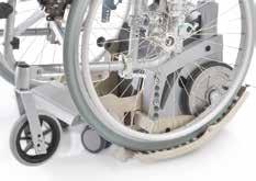 A special bracket is fitted to your wheelchair and the scalamobil is attached when needed.