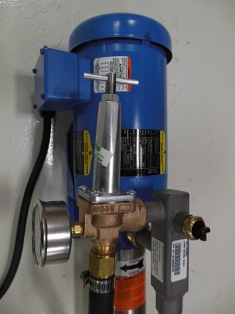 If desired to run the system on 480VAC the motors need to be tapped for 480VAC (High) operation (See Motor Tap below).
