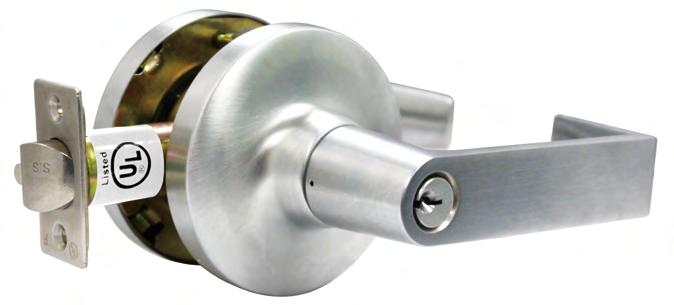 Version: 2015.10 CYLINDRICAL LOCKS CL Lockset / CK Knobset Grade 1 Commercial Cylindrical Locks Lever No. 7 Knob No. 31 Specifications. Door Thickness: 1-3/8 (35mm) ~2 (51mm) doors standard.