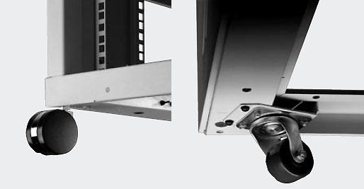 Reducing cable channels have been designed to support panel mounting angles. The appropriate size and type of panel mounting angles also need to be ordered.