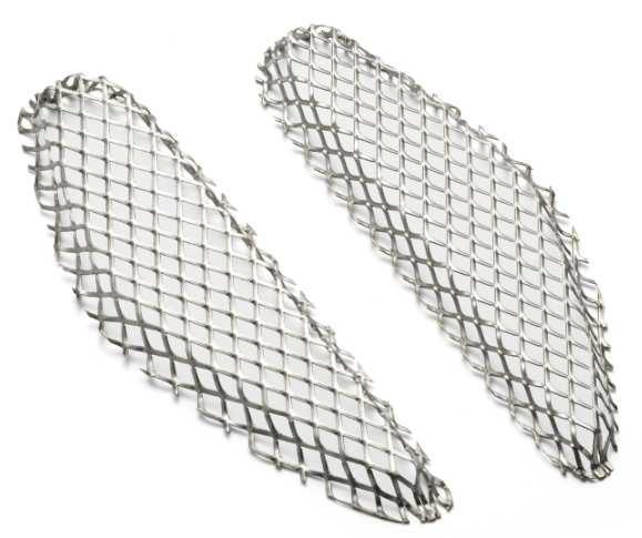Stylish mesh covers for the MT-09 s air intakes.