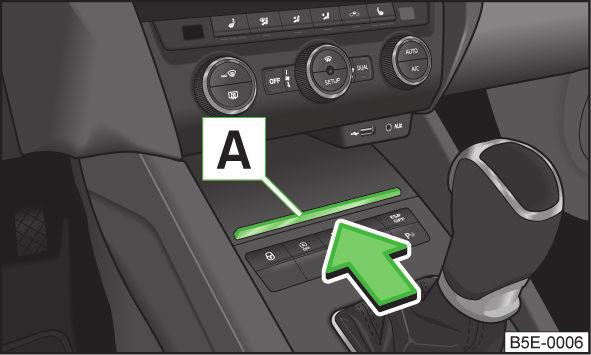 Multimedia holder The holder for the reflex vest is located under the driver's seat» Fig. 67.