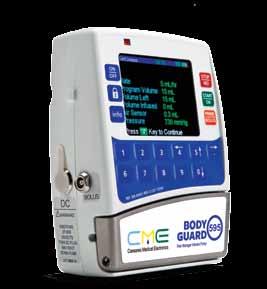 BodyGuard 595 Color Vision Multi-Use ain Manager The BodyGuard 595 Color Vision pain manger infusion pump is specially designed for departments needing different pain management solutions at the palm