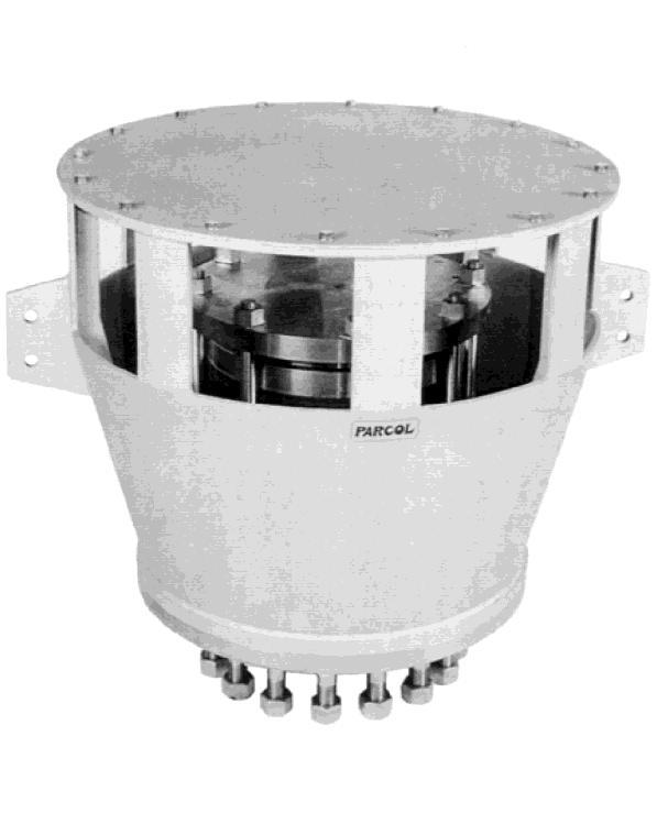 Atmospheric silencer Parcol 1-4470 steam vent control valve