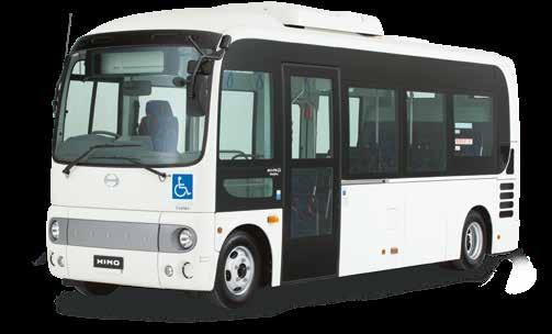 Excellent accessibility for both able-bodied and disabled passengers, the ultra low floor design and kerb kneeling