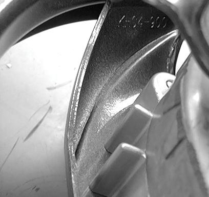 Arrows Punch Mark REAR BRAKE Measure the rear brake lever