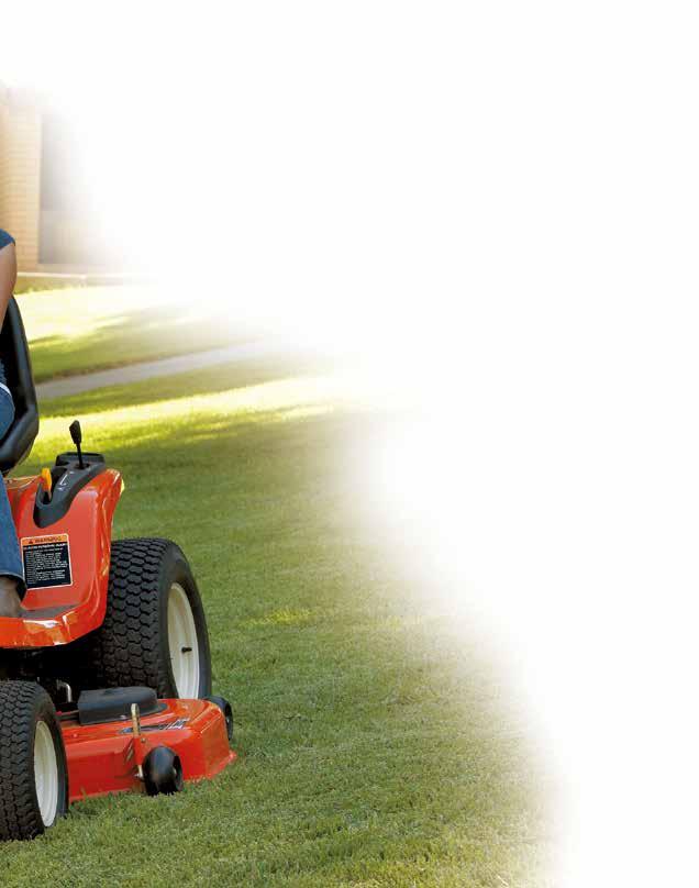 Turf Our 48-inch mower decks ensure professional results.