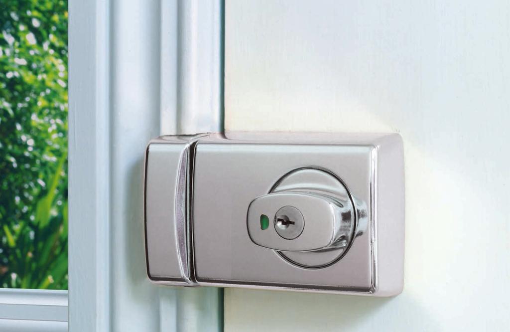 001 Double Cylinder Deadlatch Unique LockAlert indicator shows lock status at a glance SafetyRelease function minimises the risk of being deadlocked inside The iconic Lockwood 001 Deadlatch offers