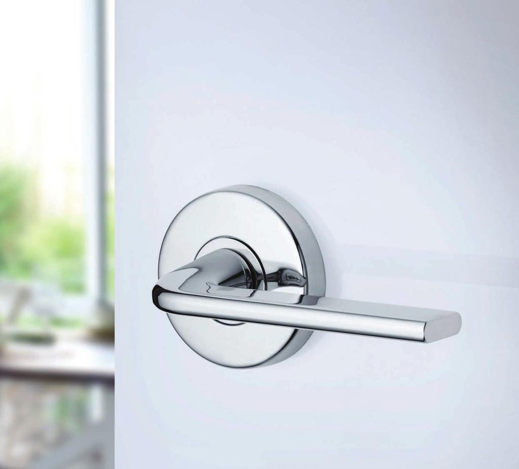 63mm and 55mm Rose Door Handles Quick installation Available in a range of styles and finishes 63mm Rose, Glide L4 Lever in Lockwood s Velocity Series Door Handles offer an exceptional level of