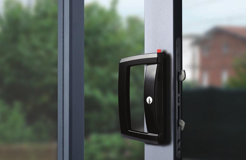 Patio and Mortice Sliding Door Locks Unique LockAlert indicator Non-handed lock suits left & right handed doors The Lockwood Onyx range incorporates advanced security and safety features making this