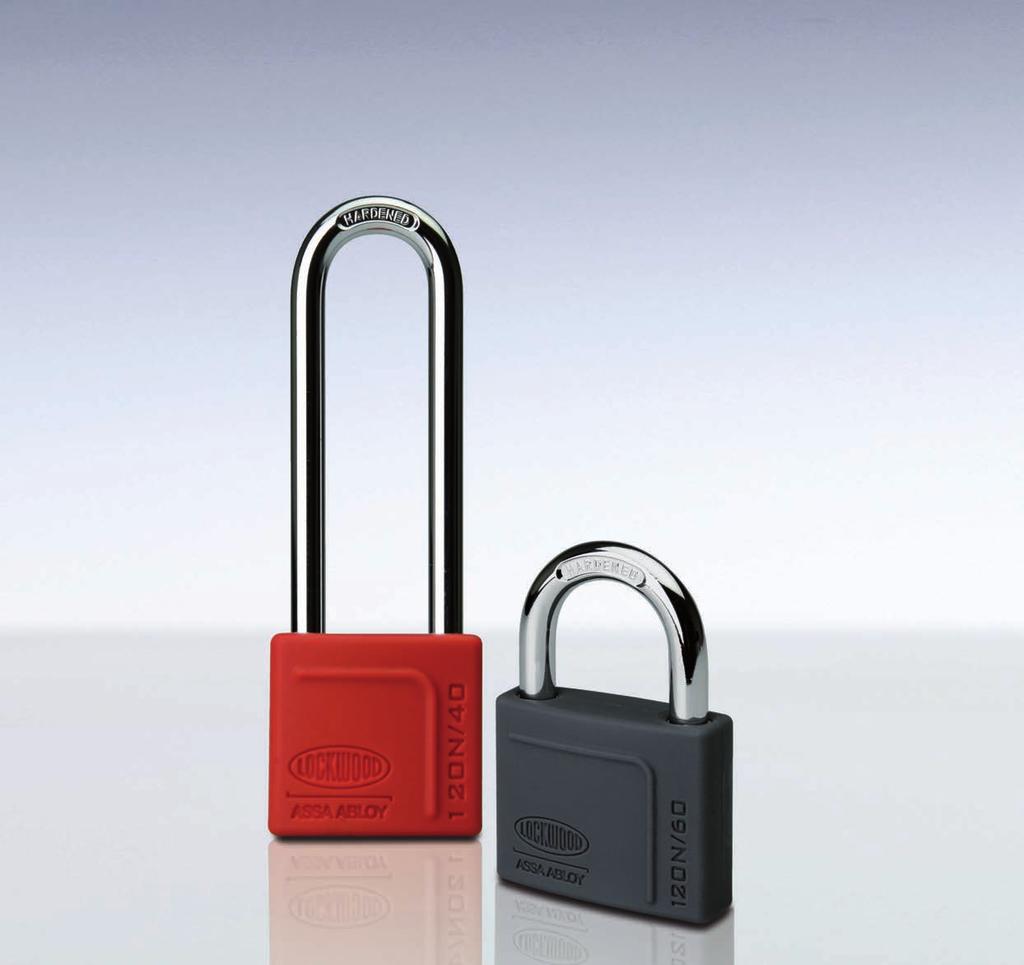 120N Series Padlocks Double Locking Protective Silicone Jackets The 120N Series Display Padlock range includes 14 different models, with single, twin and quad packs (keyed alike), as well as extended
