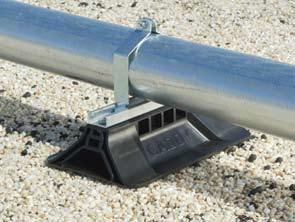 CADDY PYRAMID ST Series Strut-based Thermoplastic Supports s Versatile: Ideal for a variety of rooftop applications; provides superior support for