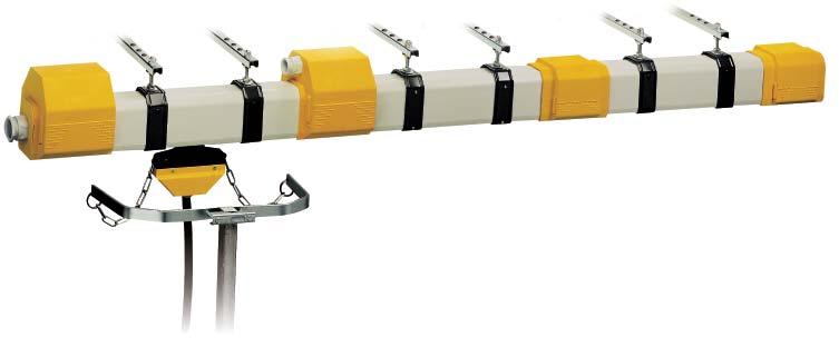LINE ELEMENTS 0 8 5 9 7 STANDARD FEATURES & BENEFITS Snap together covers, power feeds and hangers. Lightweight, rigid construction. Ease of installation, lower total system cost, and low maintenance.