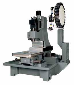 CNC MACHINING CENTER Features High speed tool changer High reliability base structure The twin arm type high speed tool changer (TT: 1.8 sec / CC: 4.5 sec) secures high durability and reliability.