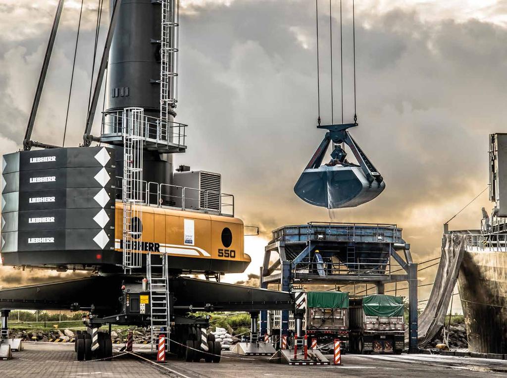 LBS Liebherr Barge Slewing Liebherr Barge Slewing cranes, type LBS, are a floating crane concept which combines the high performance of mobile harbour cranes with many years of