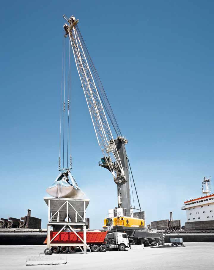 Bulk Handling Liebherr offers a wide product portfolio for highly effective bulk handling using various types of grabs.