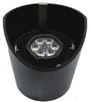 Fixture Finish: Architectural bronze 1.2W / 220V LED Recessed Trail Light.