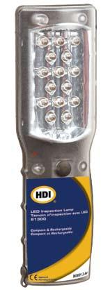 Portable LED lighting for professional trades, mechanics,