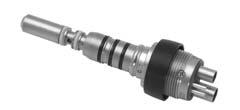 Handpiece Connectors KaVo type* Fibre Optic Connector MK.5016K For connection to ISO-C tubing - Integrated Halogen bulb - Stainless Steel Body $ 380+GST=$ 418.