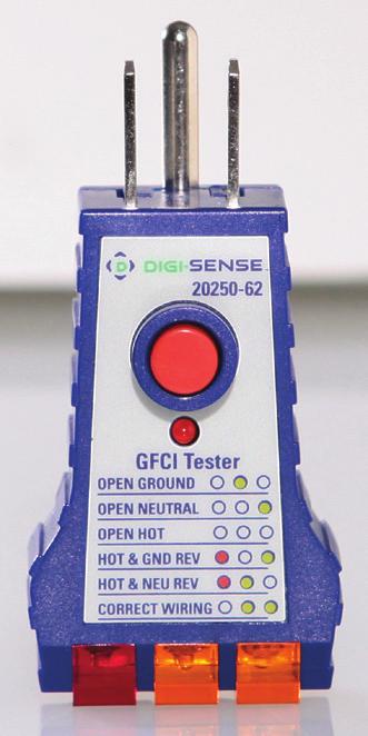 com Receptacle Testers Model 20250-61 (Circuit Tester) Model 20250-62 (GFCI