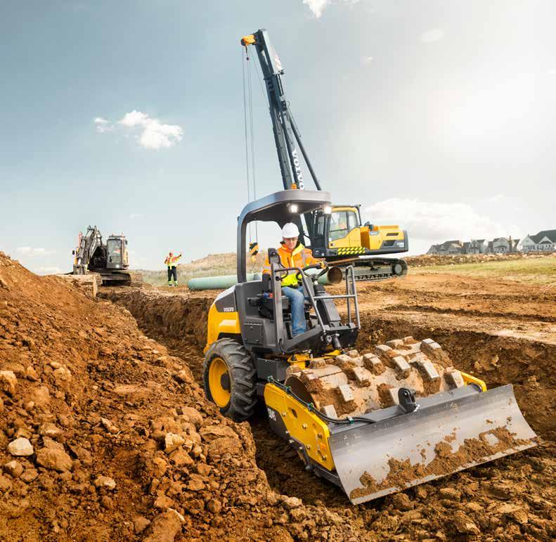 Versatility for all your jobs Ensure solid stability across a variety of terrain with the SD45B, providing up to 12 of oscillation and 41 of frame articulation in each direction.