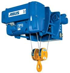 ABUS electric wire rope hoists for single-girder travelling cranes ABUS electric wire rope hoists for