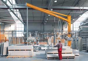 ABUS jib cranes are extremely versatile units which can easily be adapted to the customer s specific requirements.