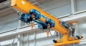 ABUS electric wire rope hoists. For sensitive handling of heavy loads.