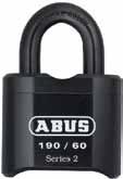 60mm heavy duty lock with hardened steel jacket and shackle guard 4 wheel Precision locking mechanism with