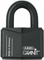 37c55 Open shackle 55mm Plus security lock from hardened alloy steel 2 keys, 1 with LED torch 63 27.