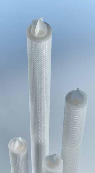 In addition to sizes ranging from 10 (25 cm) to 40 (100 cm) and various adapter codes, filter cartridges are available with different filter material.
