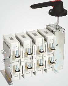 Changeover is manually operated 4 Pole switch disconnector fuse with position I-O-II with backup HRC fuses fitted in phases.