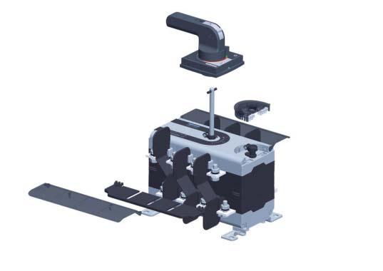 Product Features 2 6 4 9 1 1 Mechanism 2 single, compact and modular mechanism cassette operates two Switch-isconnectors and provides mechanical interlocking between them.