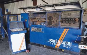 Twinmaster 16 CNC Wire Bending Line, 2004 Stema Pedax 16XV CNC Wire Straight and Cut, 2006 Stema Pedax Permatic N