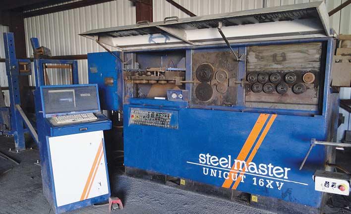 Bending Machine; S/N 017, Stema CNC Control Console, Capable of Straightening and Bending Hot Rolled Wire w/ Square, Round or Oval Profiles From 6MM to