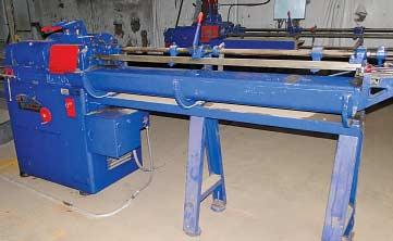 Hardened Double Grooved Straightening Rolls (New 2003) WIRE MESH FORMING MACHINE 120 Wide Mfg.